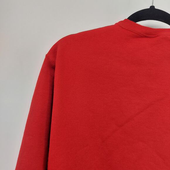 Jerzees Nublend Ugly Christmas Sweater Red Star Trek Size M - Picture 13 of 15